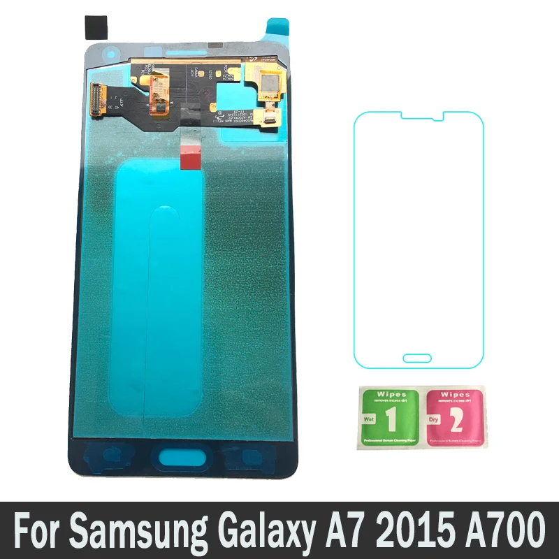 

100% NEW LCDs Display For Samsung Galaxy A7 2015 A700 A7000 A700H A700F A700FD Lcd Touch Screen Digitizer Assembly Replacement