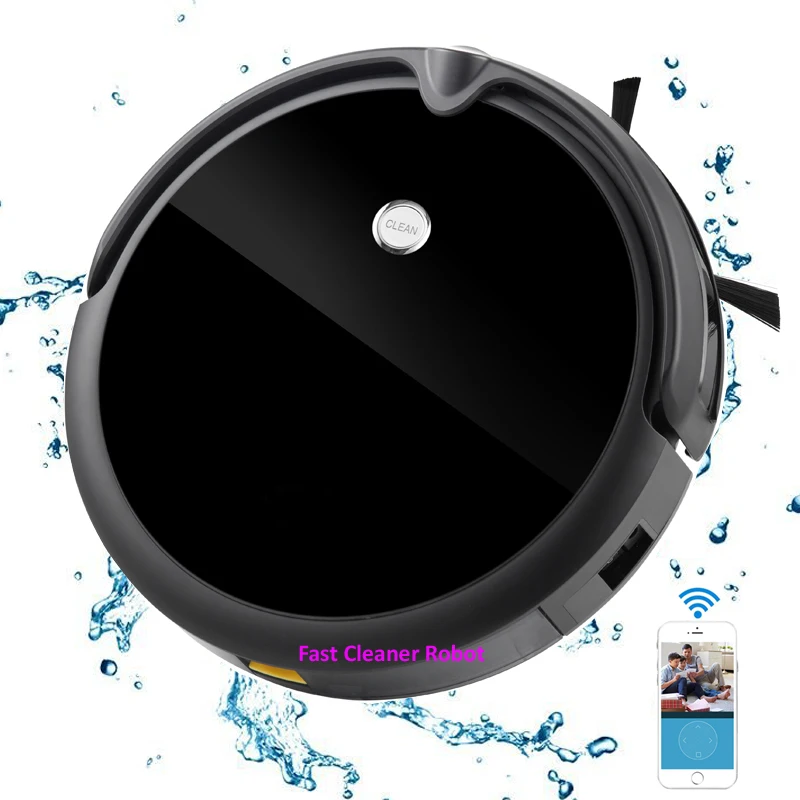 Robotic Vacuum Cleaner with Camera Video Call Robot Aspirador Smart Map NavigationWet and Dry With