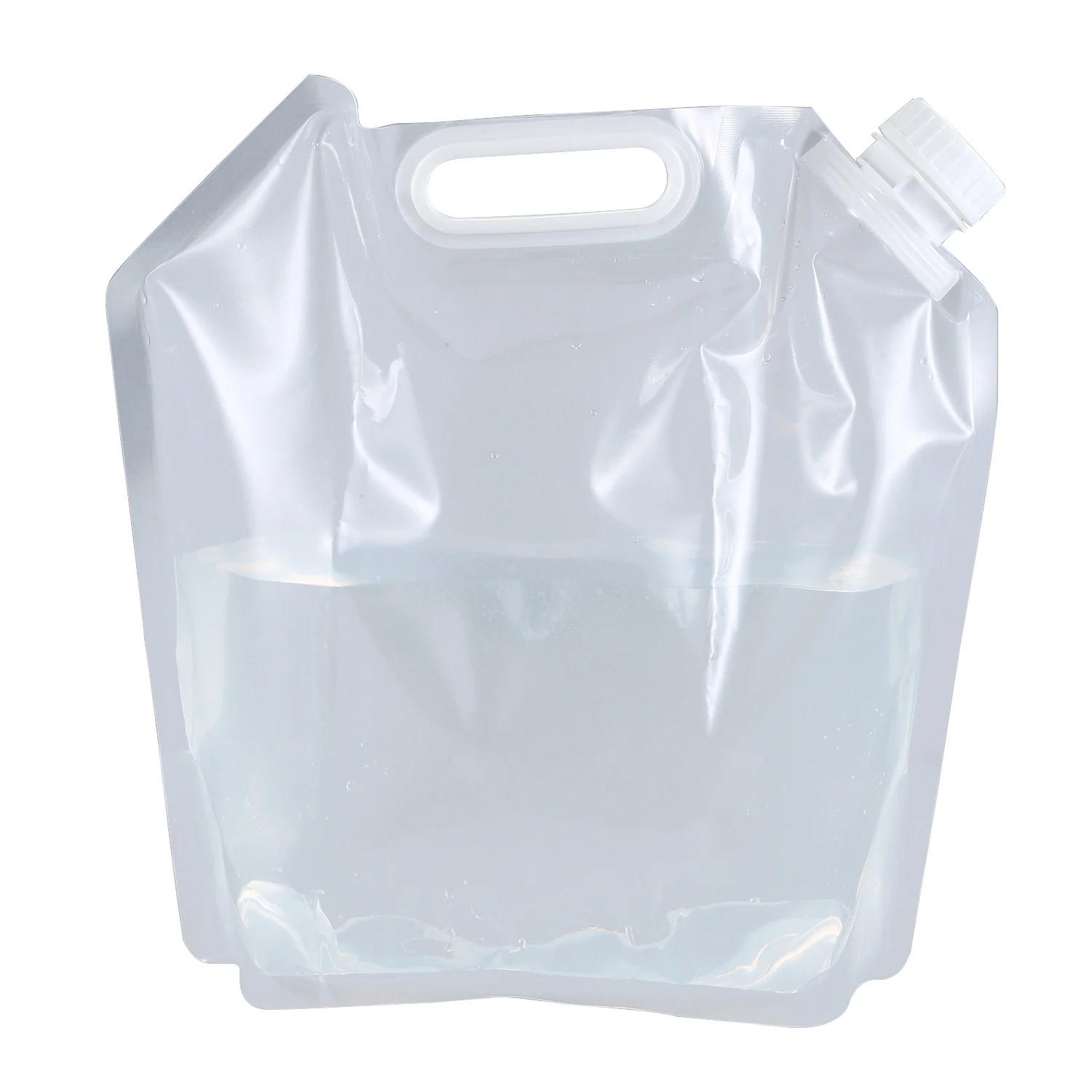

Large Filling Opening for Fast Filling Foldable Water Canister