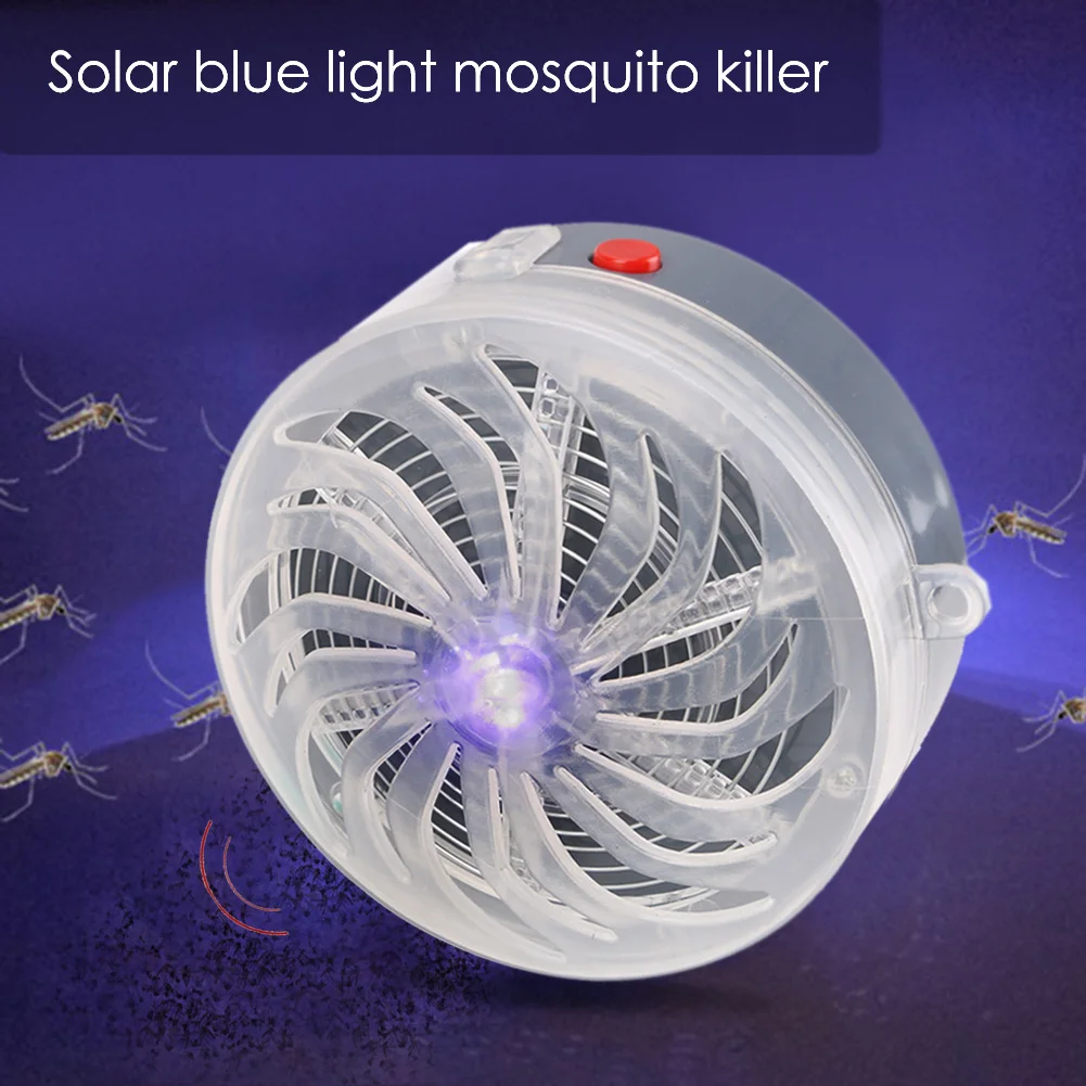 Солнечный Buzz москитная убийца УФ-свет лампы Fly насекомых ошибках дома вредителей убить Zapper Крытый Солнечный убить ошибка