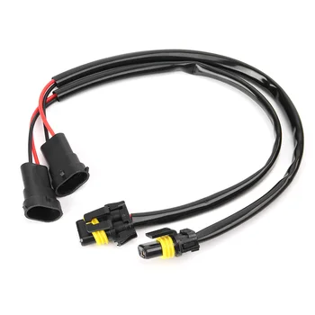 

2PCS H11 H8 Socket to 9006 Conversion Harness Adapter Cable For Headlight Lamp Car Accessories