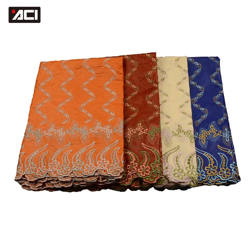 

ACI Wholesale Guinea Brocade African Jacquard Fabric,African Bazin Embroidery Design For Man,Hot Nigeria Lace Fabric New 2018