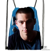 Custom Dylan O’brien Drawstring Backpack Bag Cute Daypack Kids Satchel (Black Back) 31x40cm#180531-02-56