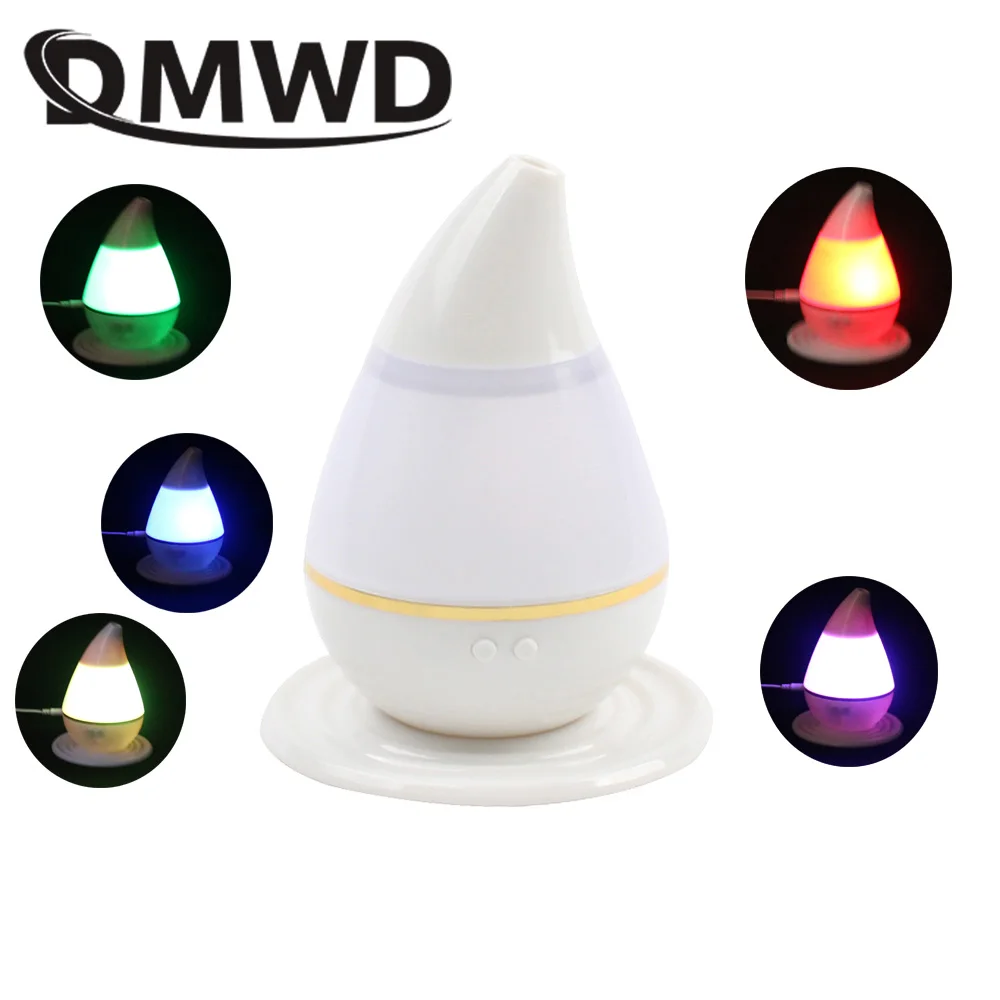 DMWD Mini USB Ultrasonic Air Humidifier Colorful LED Night Light Essential Oil Diffuser Purifier Lamp Atomizer Mist Maker Fogger DMWD Mini USB Ultrasonic Air Humidifier Colorful LED Night Light Essential Oil Diffuser Purifier Lamp Atomizer Mist Maker Fogger