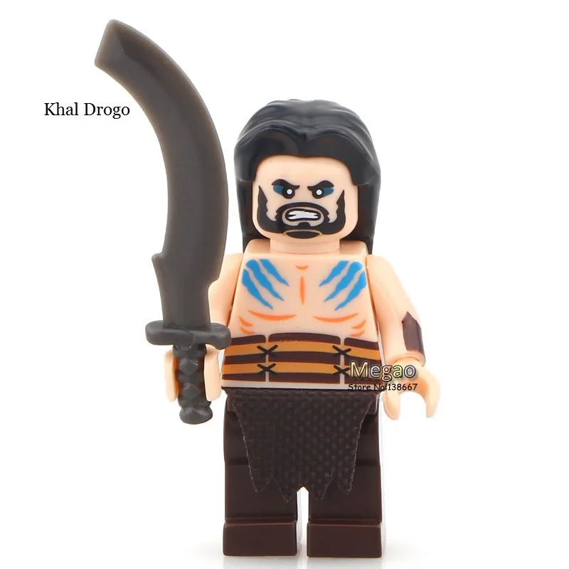 

Khal Drogo Single Sale WM4 MOC Custom Made Game of Thrones Ice and Fire Series Block Eductaional Chindren Toys