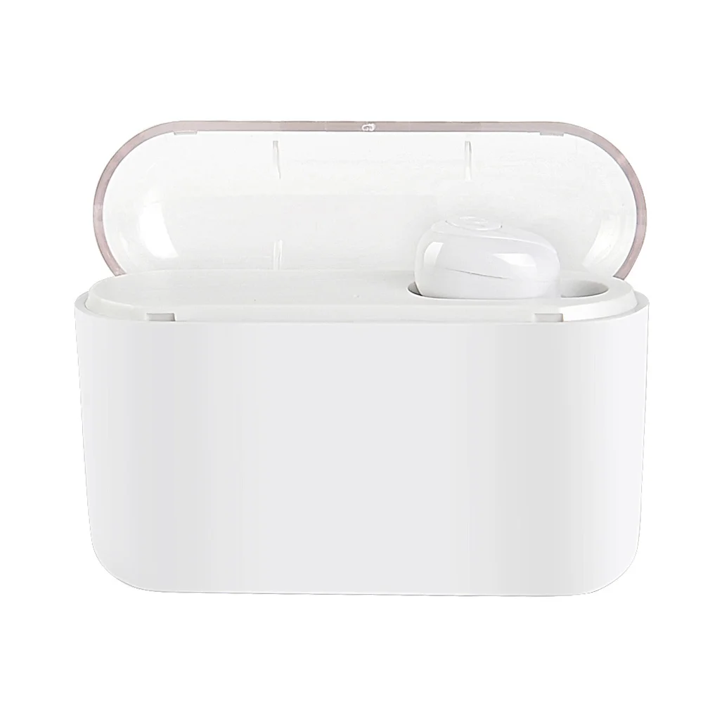 

Single Ear Bluetooth 5.0 Headset TWS X8s Wireless Headphone for office worker White Stereo Earphones Earbuds with charge box