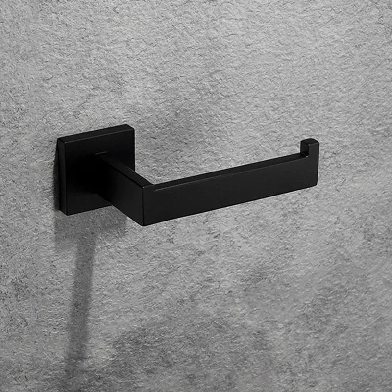 304 нержавеющая сталь квадратный для туалета держатель бумаги аксессуары для ванной комнаты зеркало хром полированный и черный и матовый 3 вида стилей
