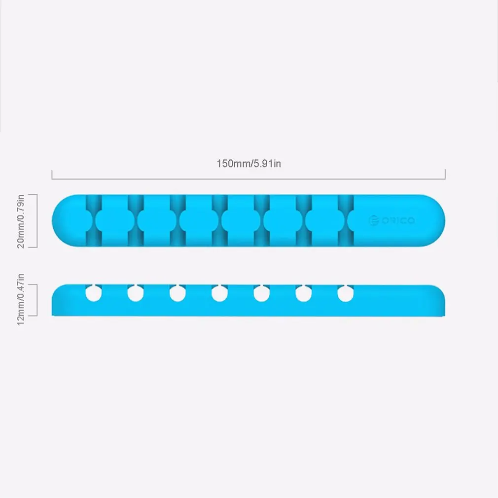 ORICO CBS5 CBS7 устройство для сматывания кабеля для наушников органайзер для проводов кремниевое зарядное устройство держатель кабеля зажимы для MP3