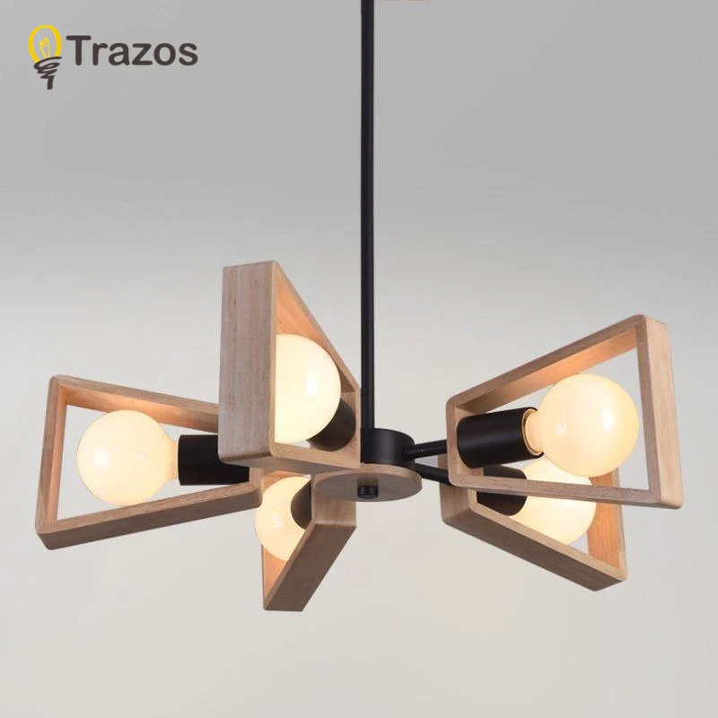 TRAZOS, современные светодиодные подвесные светильники, Деревянные белые/черные подвесные лампы для ресторана/бара, освещение, светильник, украшение дома, lamparas