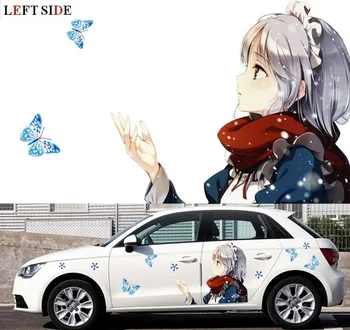 

LEFT SIDE Full Body Car Stickers Tailor-made Anime Car Styling Vinyl Decoration Sticker Refit Accessories
