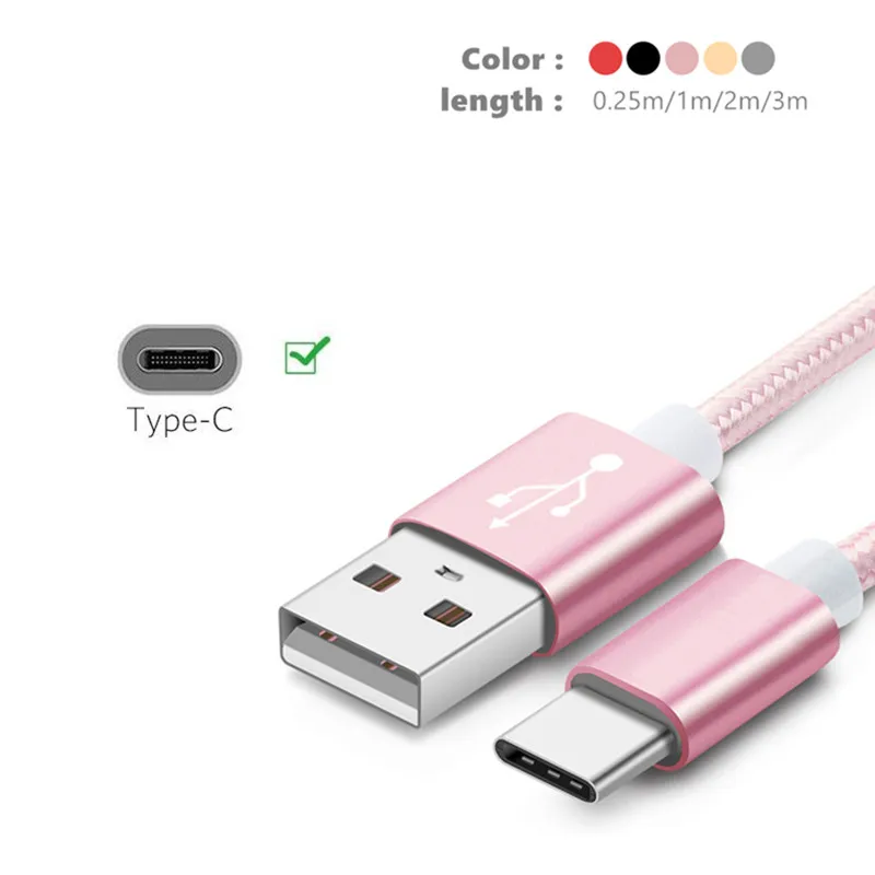 USB Type C зарядный кабель для Samsung Galaxy S10 + S9 S8 Plus A9 Star A7 A5 A3 2017 2018 3 м 2 1 20 см короткий