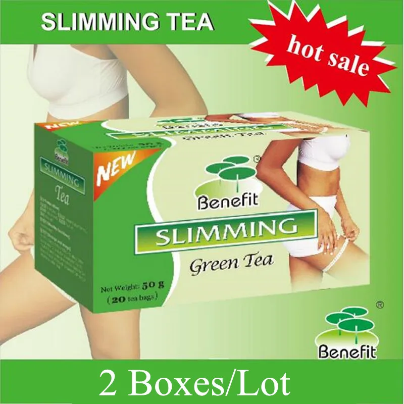 2 Boxes Benefit Slimming Tea For Weight Loss Fat Burning Herbal Remedy 