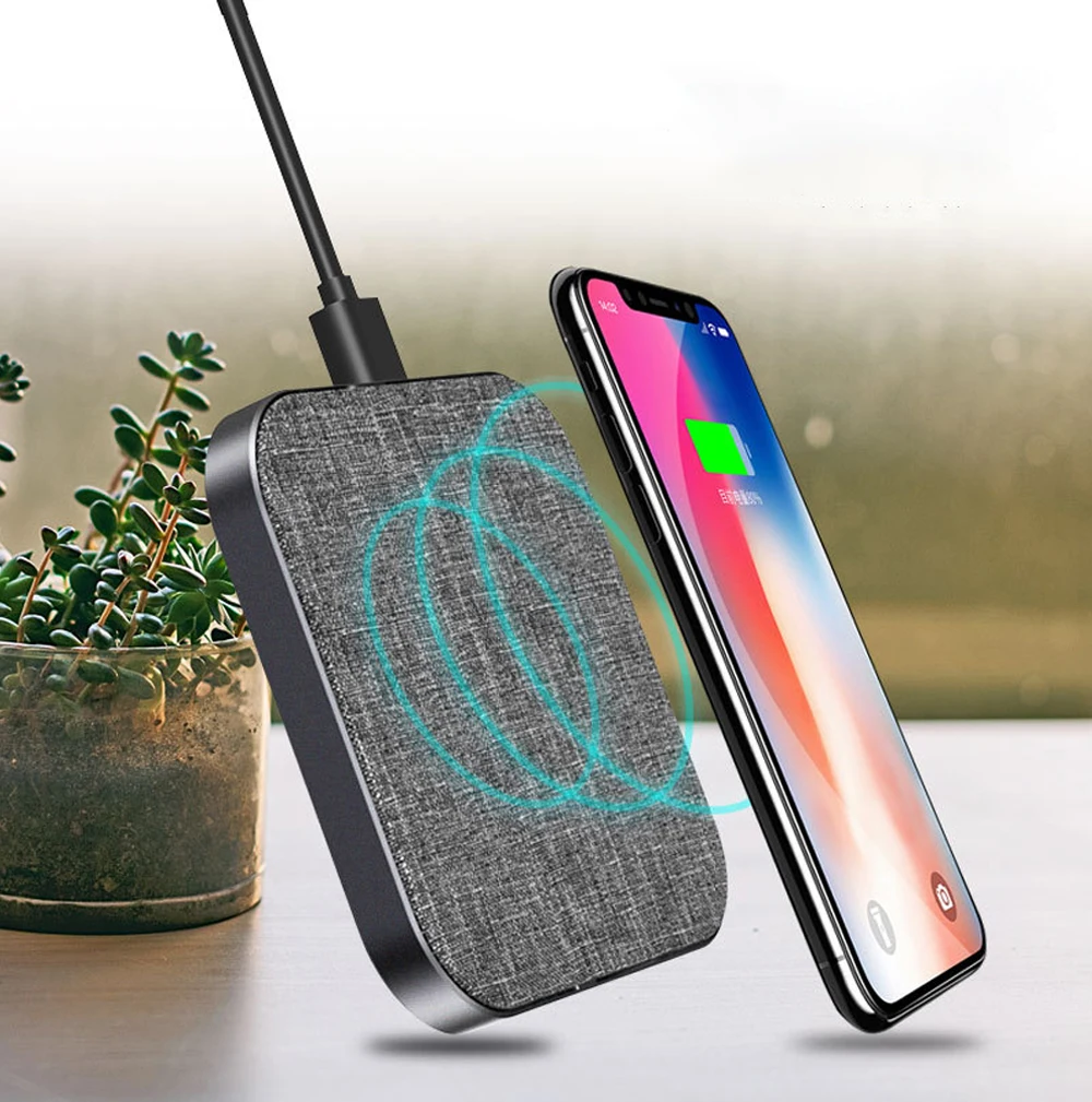 Ascromy 10W Wireless Charger QI Fast Charging Pad for iPhone Xs Max XR X 10 8 Plus 8plus Xiaomi Samsung Galaxy S9 S8 S10 Note 9 Cordless Accessories (6)