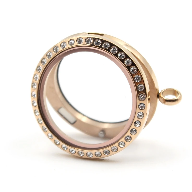 Wholesale-rose-gold-Color-20mm-25mm-30mm-35mm-Magnetic-316L-stainless-steel-floating-locket-pendant (3)