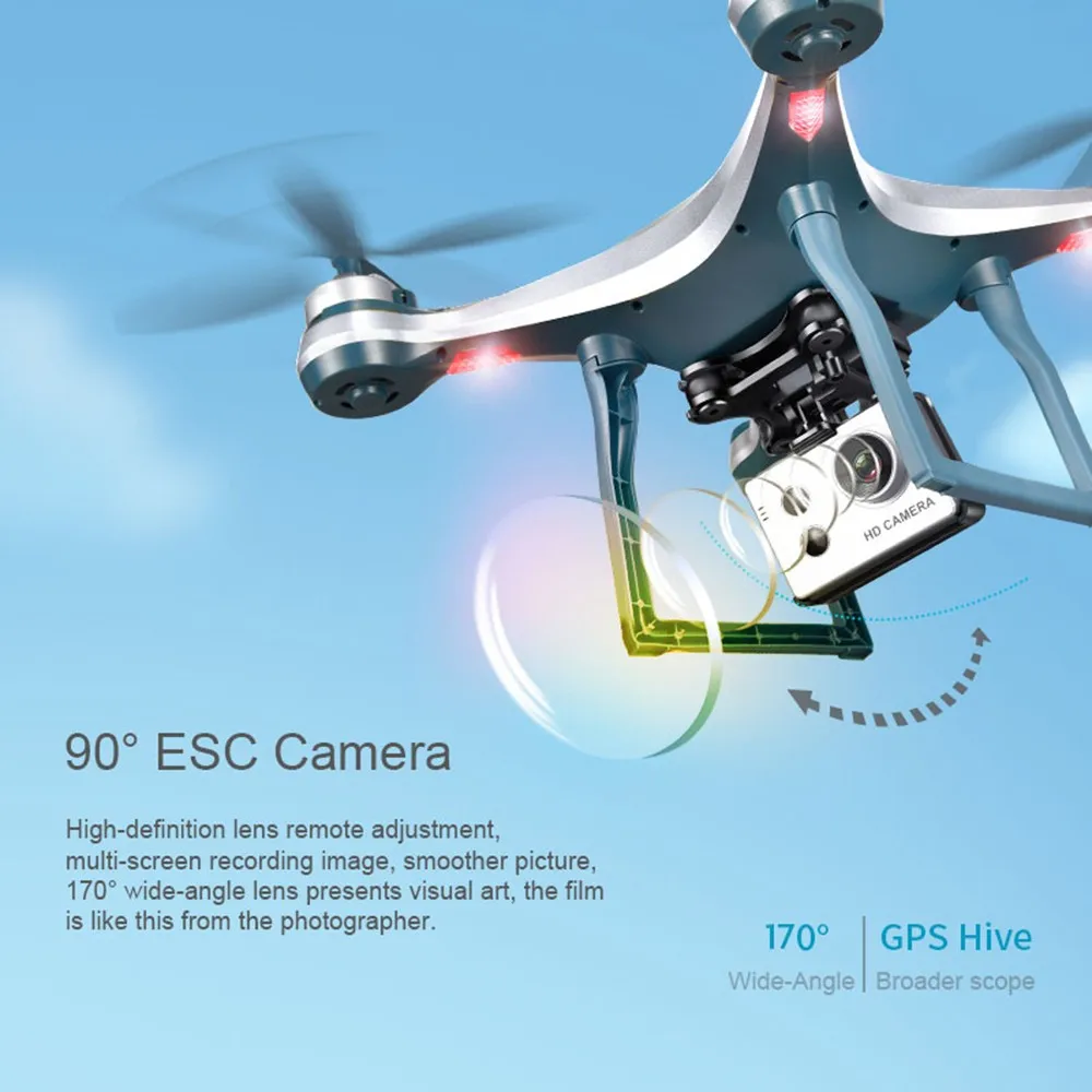  K10 drone GPS positioning automatic return HD aerial camera four-axis aircraft no signal automatic 