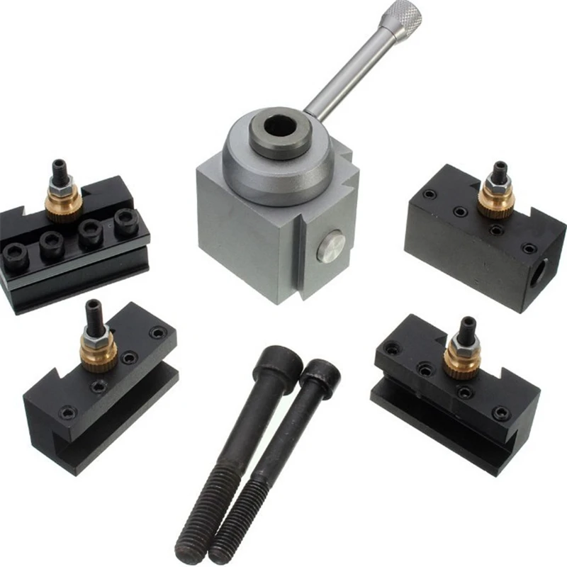 

Micro metal quick replacement tool bracket boring/lathe facing bracket/hard alloy tool head boring bar set to the desktop hobby
