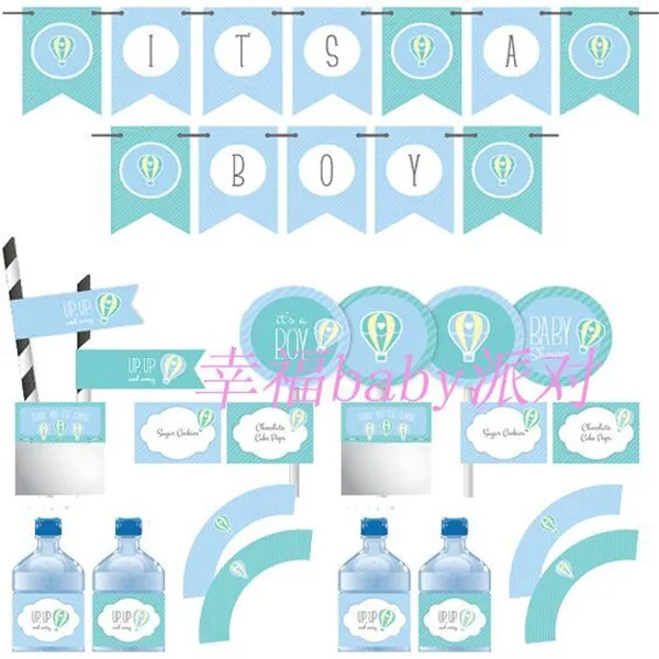 Новый B A по Boy Shower горячего воздуха lloon тематические его мальчик nner Декор tive G RL ND