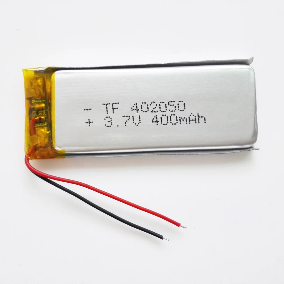 3,7 V 400mAh батарея 402050 литий-полимерная Li-Po литий-ионная аккумуляторная батарея для Mp3 MP4 MP5 gps psp электронная часть для мобильного телефона