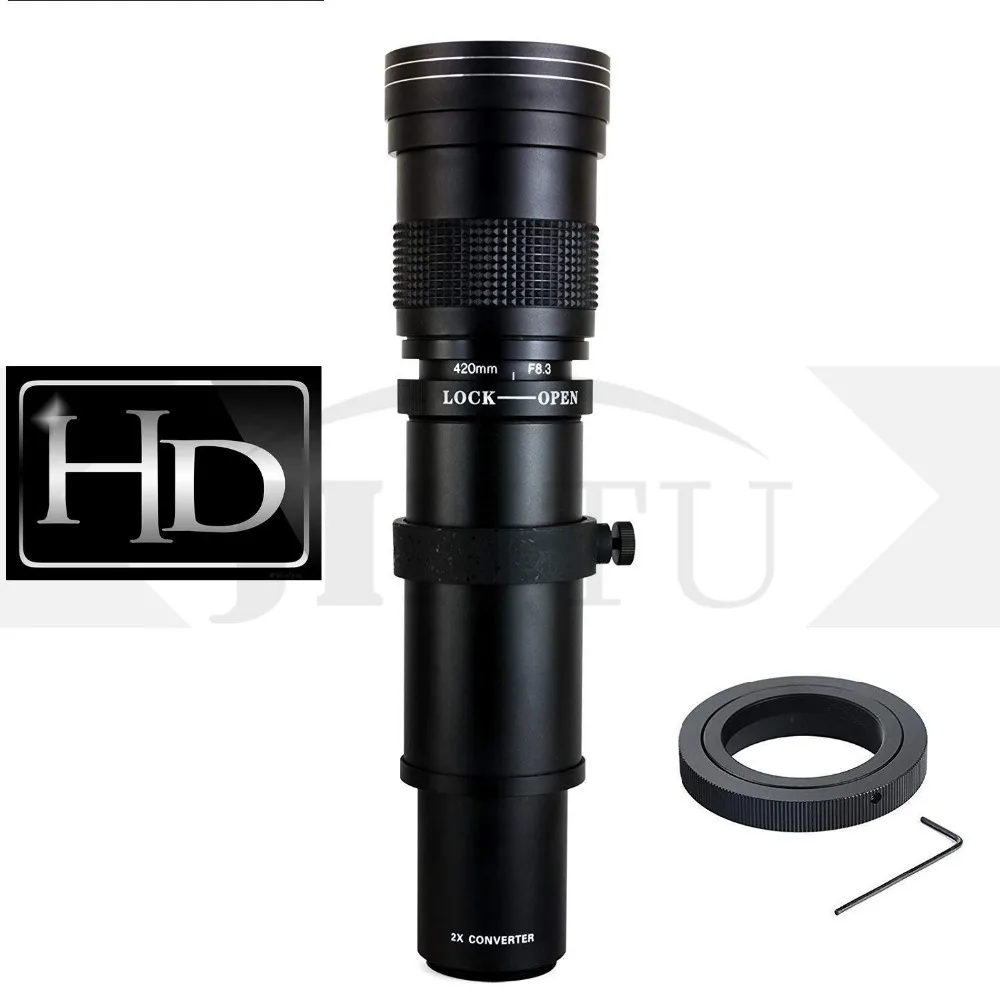 JINTU 420 800 мм f/8 3 ручной телеобъектив для Nikon 1 крепление J5 J4 J3 J2 S2 S1 V3 V2 V1 AW1 компактная