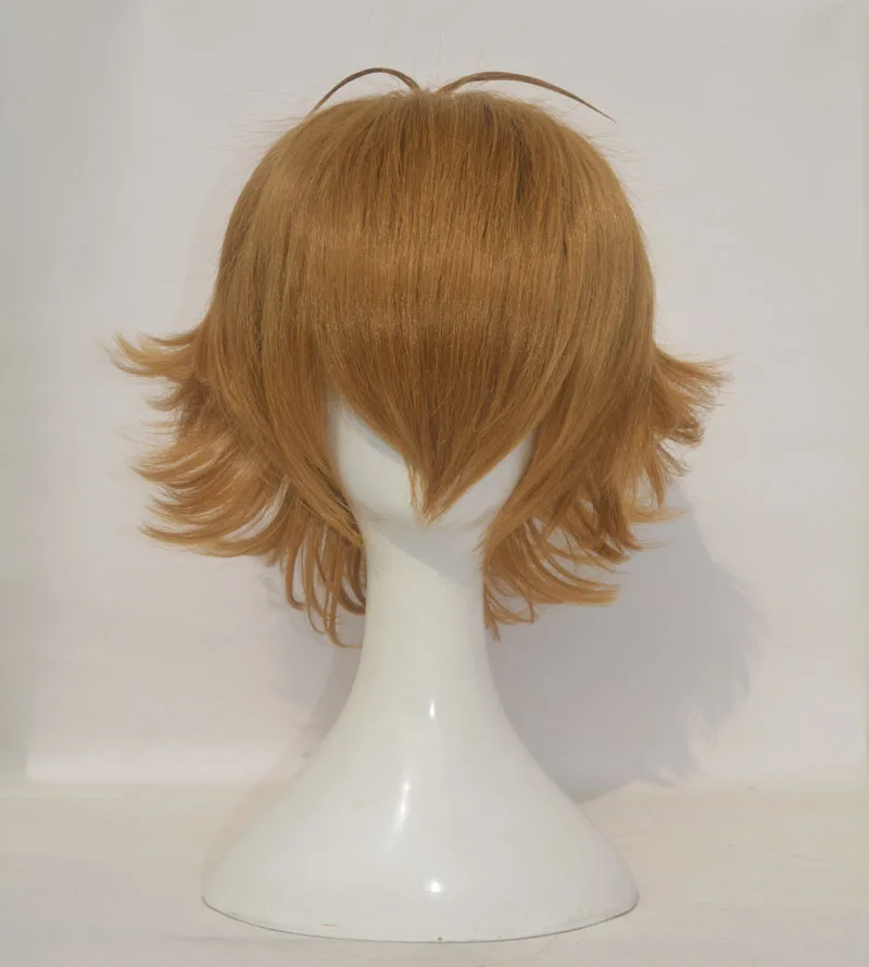 Высокое качество Voltron Pidge парик короткие светильник коричневый синтетический