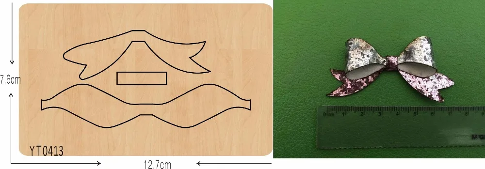 

Twisted bow knot DIY wooden die/YT0413/Scrapbook mold