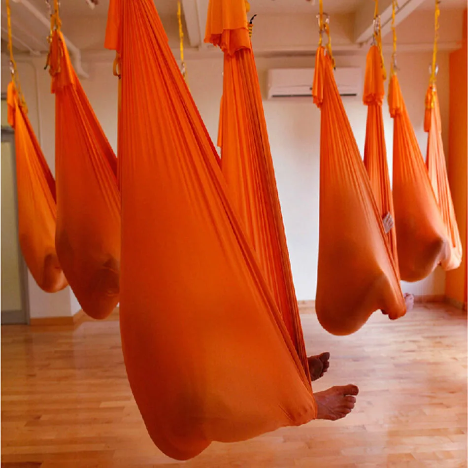 

5M Aerial Yoga Hammock Fabric Network Flying Device Air Traction Of Anti-gravity Pilates Balance Belt Straps Equipment