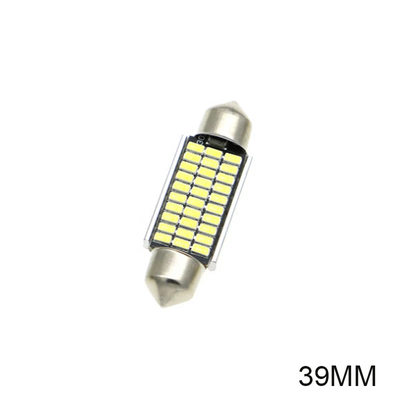 2 шт. 31 мм 36 мм/39 мм/41 мм C5W C10W 18 27 30 33 SMD 3014 Светодиодный гирлянда светильник CANBUS без ошибок авто интерьер купола лампы