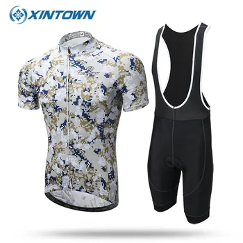 

Camouflage Cycling Jersey Set Quick Dry GEL Pad 2018 Pro Team Short Sleeve Cycling Jersey Maillot Ropa Ciclismo Cycling Clothing
