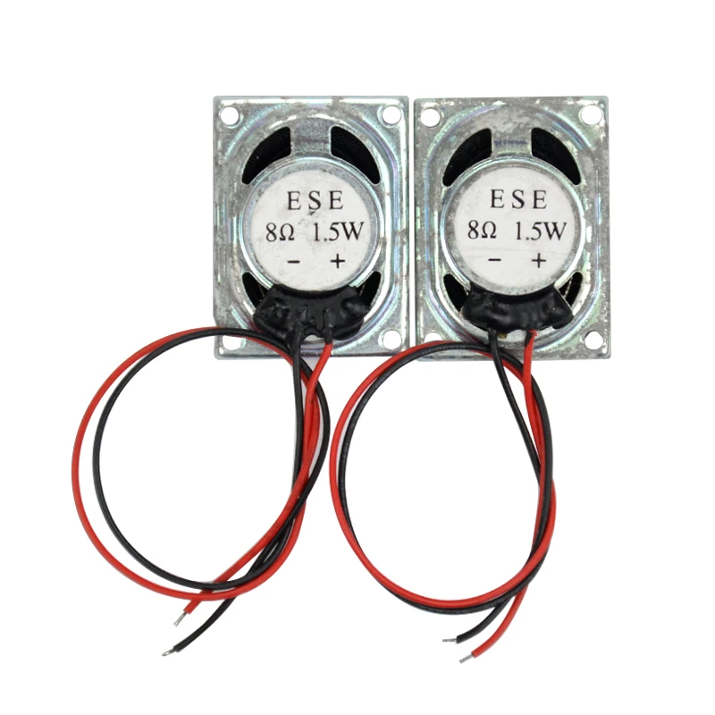 AIYIMA 2Pcs 27x20MM Mini Audio Portable Speakers 8 Ohm 1.5W Full Range Stereo Speaker Electronic Horn Enthusiast DIY Loudspeaker AIYIMA 2Pcs 27x20MM Mini Audio Portable Speakers 8 Ohm 1.5W Full Range Stereo Speaker Electronic Horn Enthusiast DIY Loudspeaker