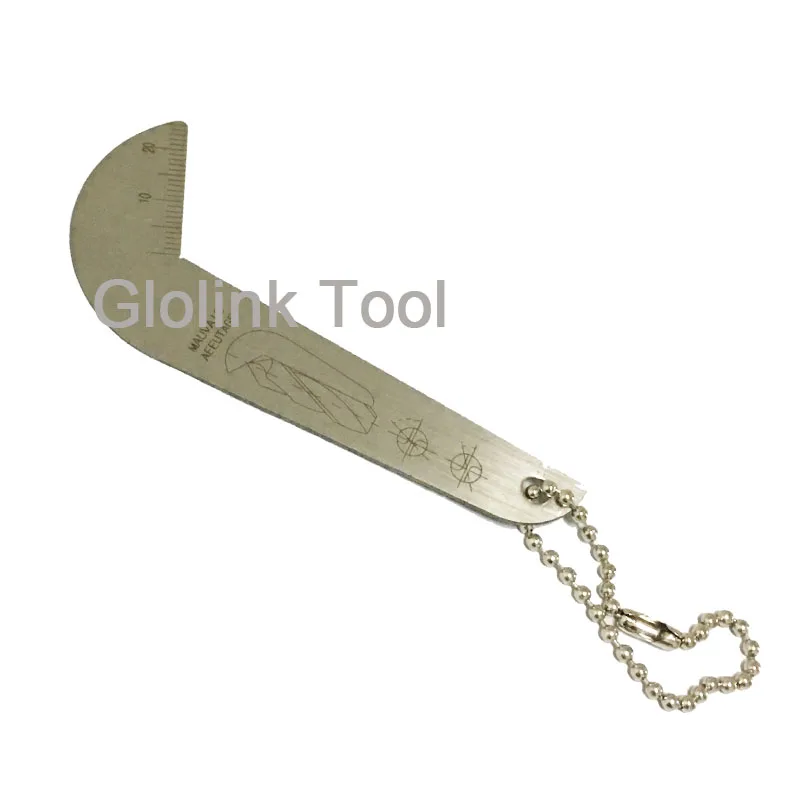 Twist Drill Angle Gauge Grinding Drill Bits Diameter Center Gauge