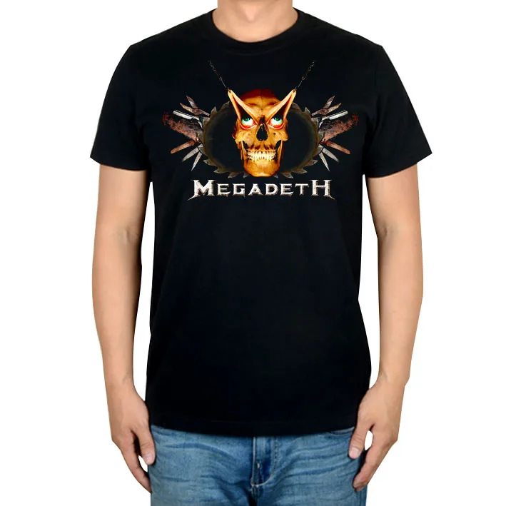 13 дизайнов Харадзюку уличная Megadeth Camiseta рок брендовая хлопковая Футболка 3D череп футболка с принтом в виде костей Hardrock thrash heavy Metal Rocker