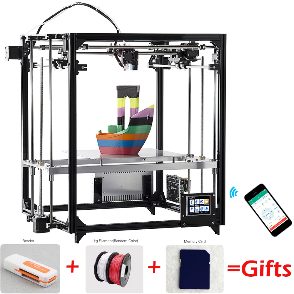 Flsun Cube F2 3D Printer Diy Kit Auto Leveling Large Print Wireless Auto Leveling Filament Replace Print Breakpoint 3.2'' Screen Flsun Cube F2 3D Printer Diy Kit Auto Leveling Large Print Wireless Auto Leveling Filament Replace Print Breakpoint 3.2'' Screen