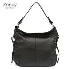 Venta caliente Superior de Cuero Genuino Bolsos de Hombro de Las Mujeres Del Bolso Del Color de Plata de Hardware Bolsas de Mensajero Bolsas de Asas de Cuero Real Femini