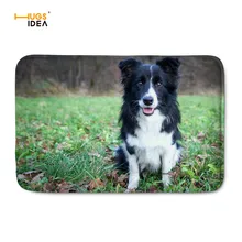 HUGSIDEA Border Collie ковры для гостиной креативные ванная комната Нескользящие коврики домашний Декор 3D Животные Коврики для пола Tapete Para Sala