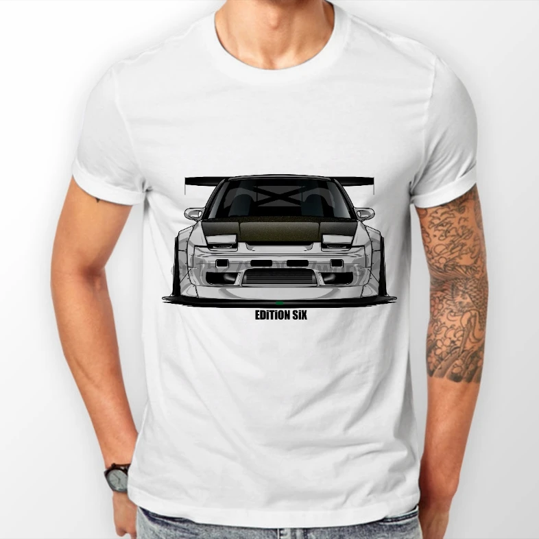 

Mens NISSAN SILVIA S13 180SX T-shirt Edition_Six S M L XL Race Drift