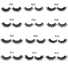 Visofree ресницы макияж 3D норки ресницы без жестокости норки эффектные накладные ресницы среднего объема 13 стилей