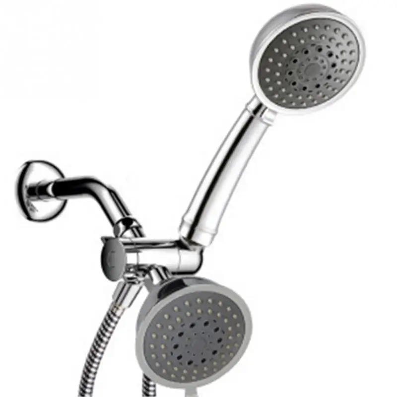 

Multiple Water Outlets Hand Shower Set Polished Shower Hose Shower+ Mounting Bracket+ Hand Shower+Connector