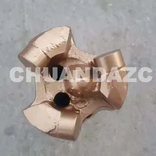 56mm 3 wings whole piece pdc drill bit for sandstone drilling