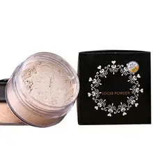 1 шт. прозрачный Яркий порошок контроль масла свободный порошок Водонепроницаемый Sweatproof Легкий Нежный Макияж порошок Косметика для лица Косметика