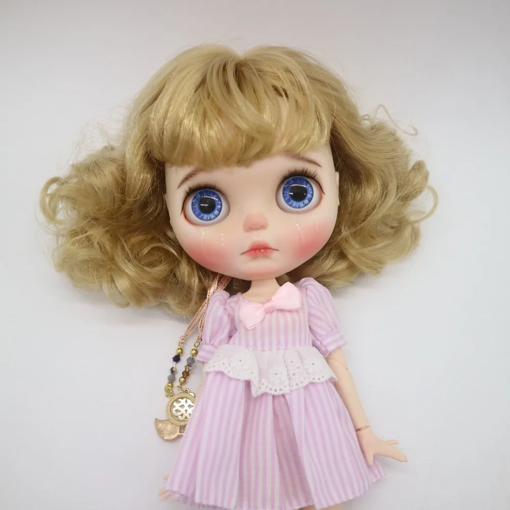 

1212 customization doll Nude doll joint body blyth doll For Girls short