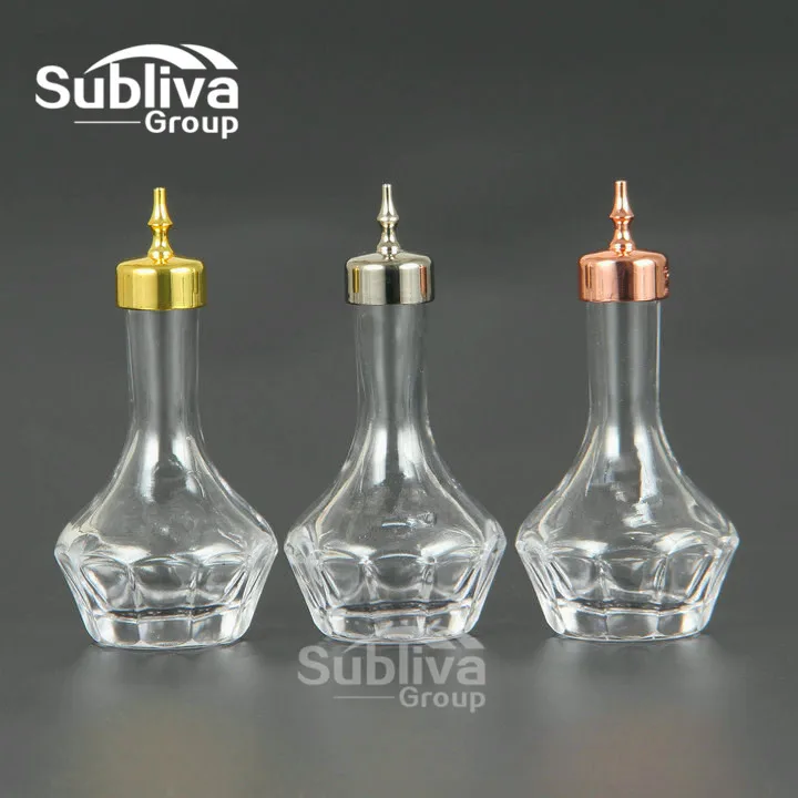 Beveled Dash Bottle 50ml Bitter Bottle Glass Liquor Pourer Bar Tool Bartender Decanter Cocktail