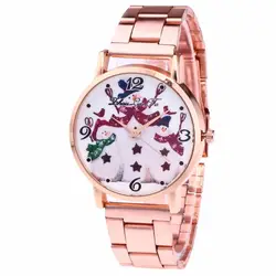 Любители моды кварцевые часы Для женщин часы дамы известный бренд наручные часы женский часы Montre Femme 2018