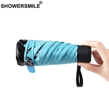 SHOWERSMILE Mini Pocket Umbrella Woman Men Black Coating Uv Protection Parasol Small Travel Blue Ladies Mini Folding Umbrella SHOWERSMILE Mini Pocket Umbrella Woman Men Black Coating Uv Protection Parasol Small Travel Blue Ladies Mini Folding Umbrella