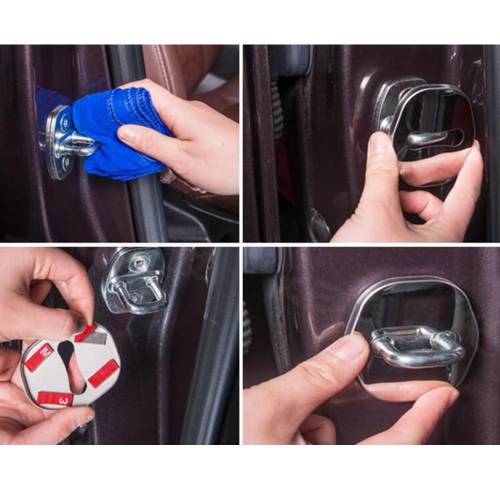 Door Lock Decoration Protection Stainless Steel Cover case For B/uick ENVISION door lock cover