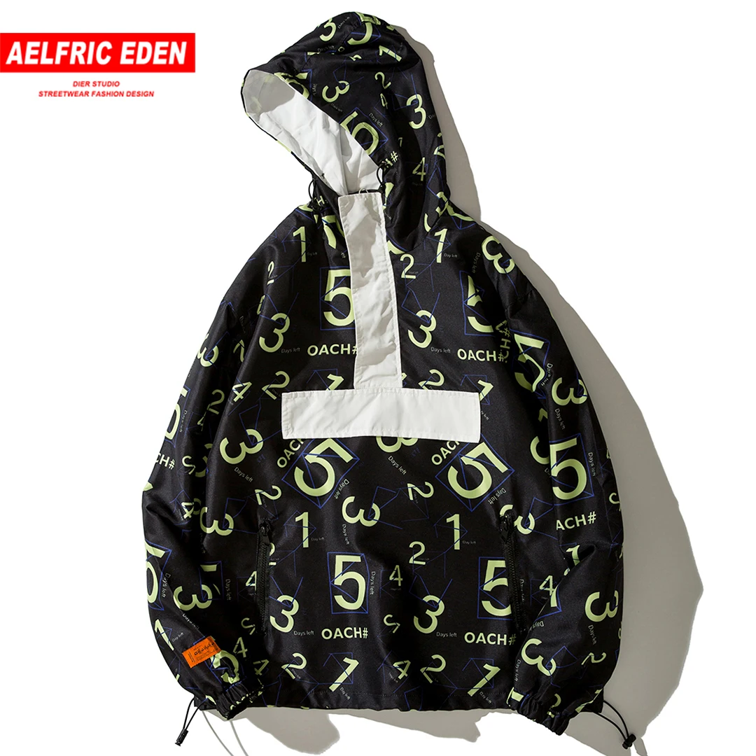 

Aelfric Eden 2018 Autumn Hoodies Sweatshirts Men's Thin Hooded Casual Streetwear Unisex Hip Hop Fashion Trend Windbreaker NC17