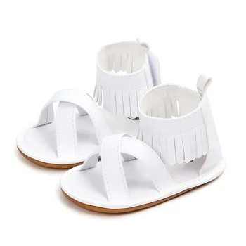 

Fringe Baby Girls Shoes PU Leather Non-slip Footwear Crib Shoes Newborn First Walkers #06