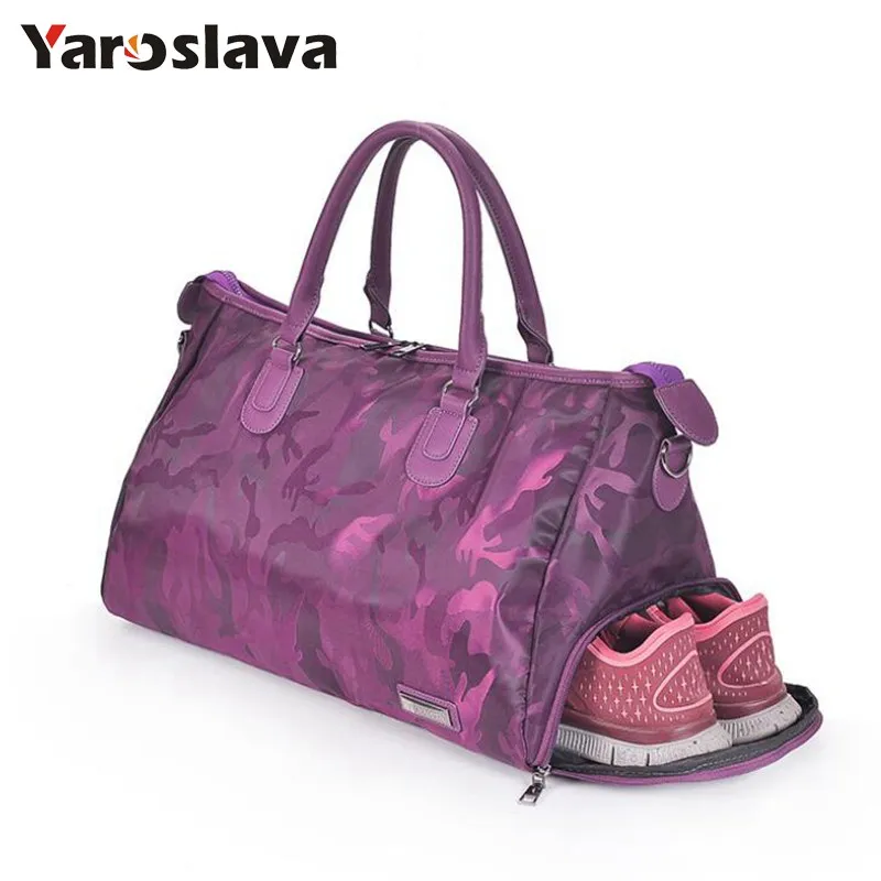 

Fitness Shoulder Gym Bag for shoes Waterproof Portable Training bag men women Travel handbag Yoga sac de sport bags New LL909