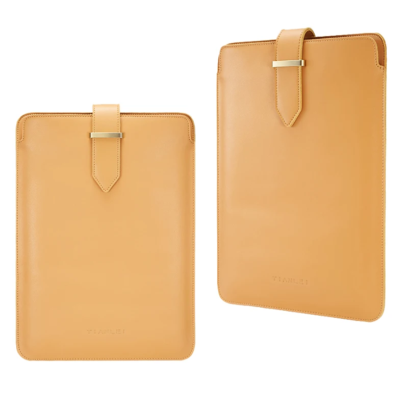 

Genuine Leather Laptop Sleeve For Macbook Pro Air Retina 13.3 15.4 Notebook PC Messenger Cover For Surface book 13.3 15 Hp X360