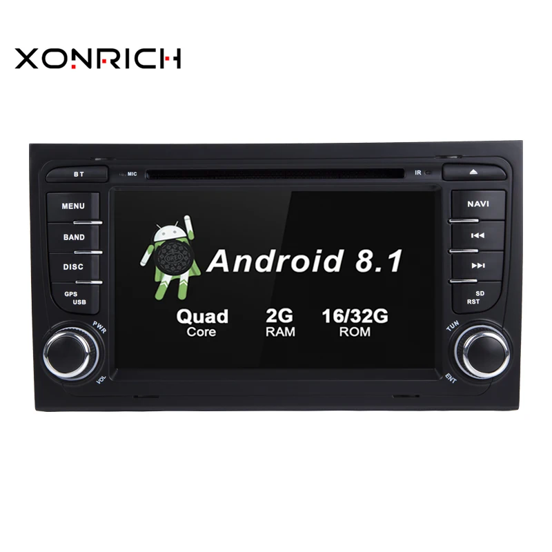 

2 Din Android 8.1 Car Multimedia Player for Audi A4 S4 B6 B7 RS4 8E 8H 8F B9 Seat Exeo 2002-2008 GPS DVD AutoRadio BT 4G IPS