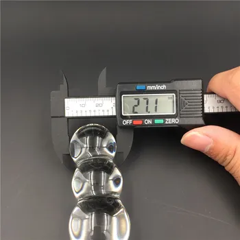 Beads Pyrex glass crystal dildo Sex toy Adult products for women penis Anal butt plug men female male masturbation 5